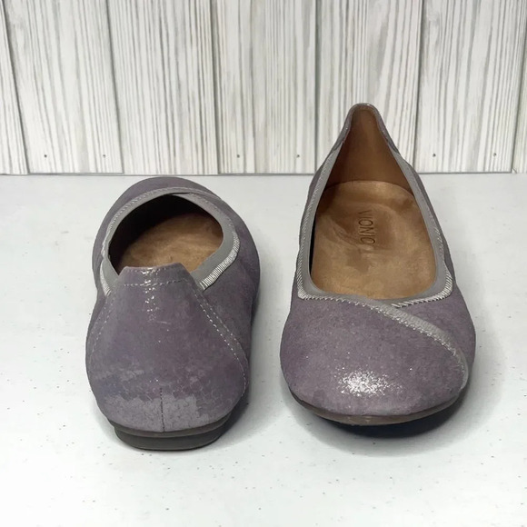 Vionic Caroll Metallic Lavender Pastel Slip On Ballet‎ Flats Size 6.5 - Picture 5 of 9